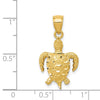 14K Turtle Pendant