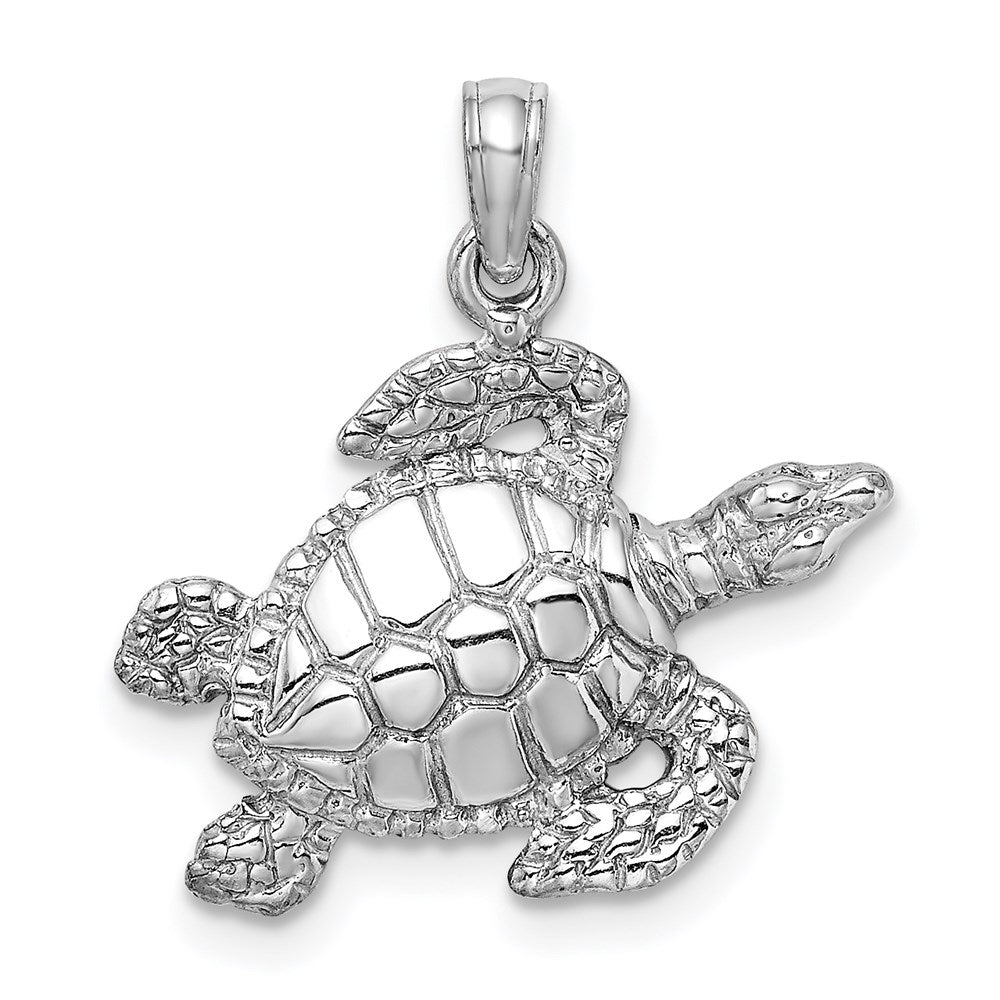 Gold Polished Turtle Pendants