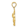 14K Diamond-cut Rabbit Pendant