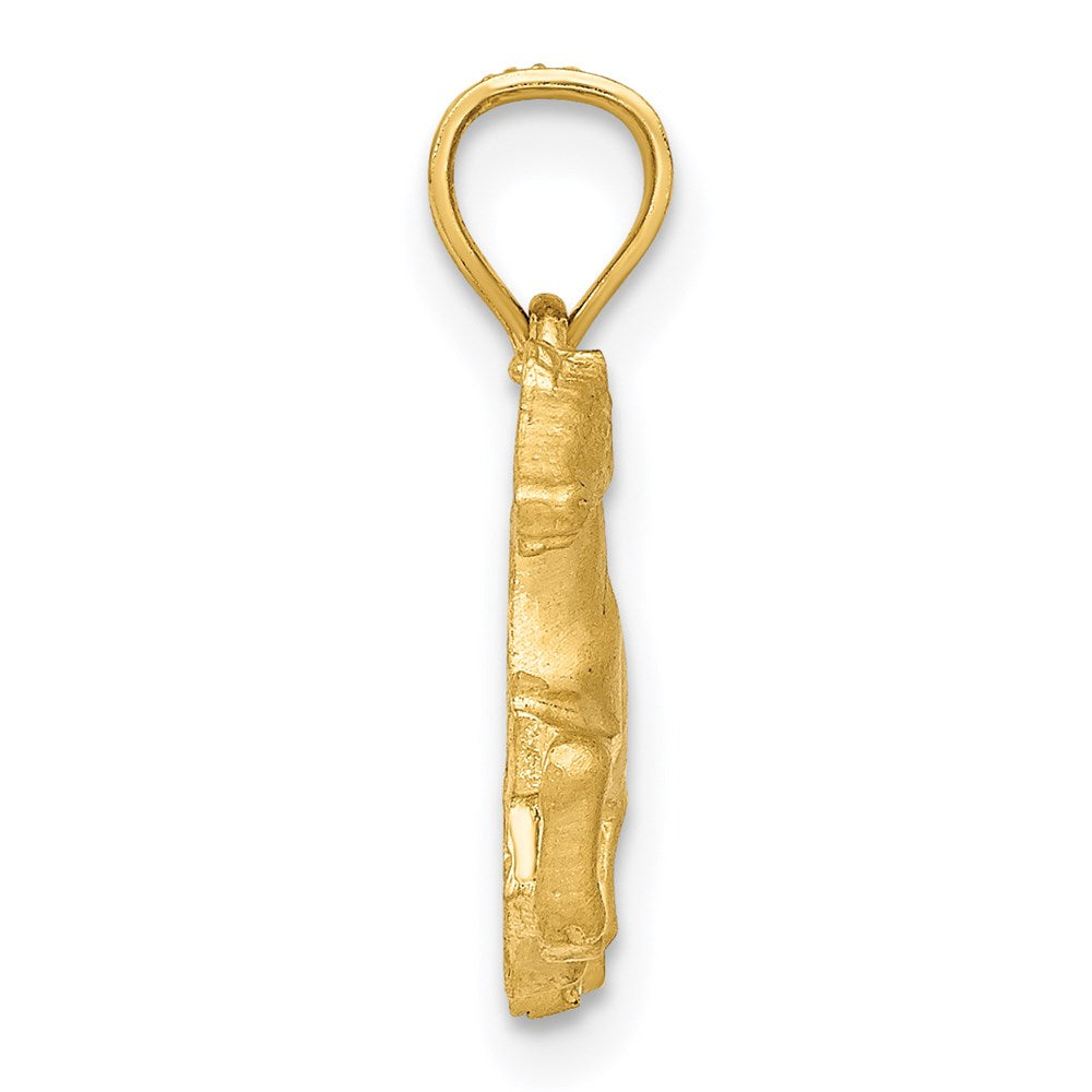 Gold Polished Farm Animal Pendants