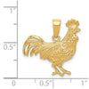 Gold Polished Rooster Pendants