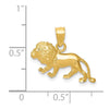 Gold Polished Jungle Animal Pendants