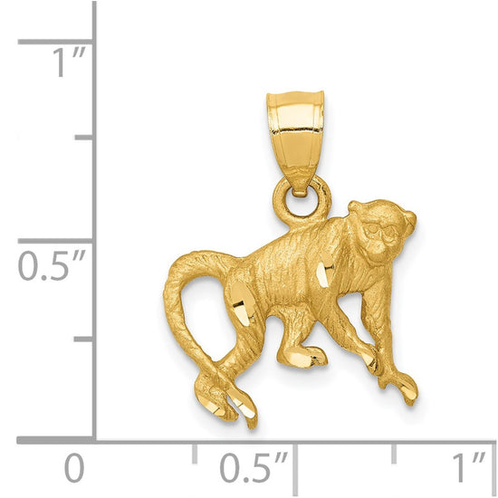 Gold Polished Jungle Animal Pendants