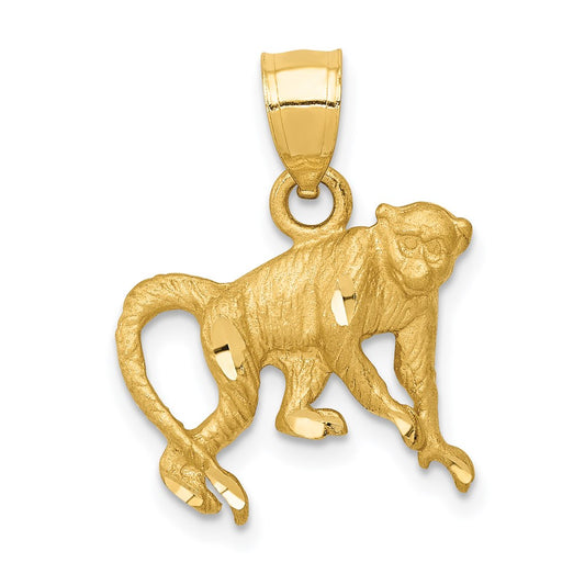 Gold Polished Jungle Animal Pendants