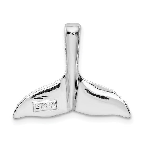 Gold Polished Whale Tail Pendants