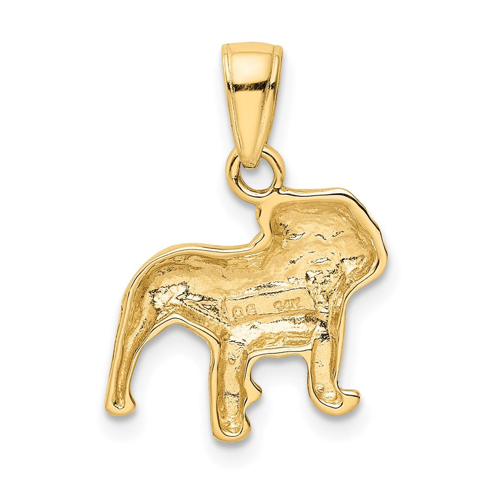 Gold Polished Dog Pendants