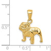 14k Bulldog Pendant