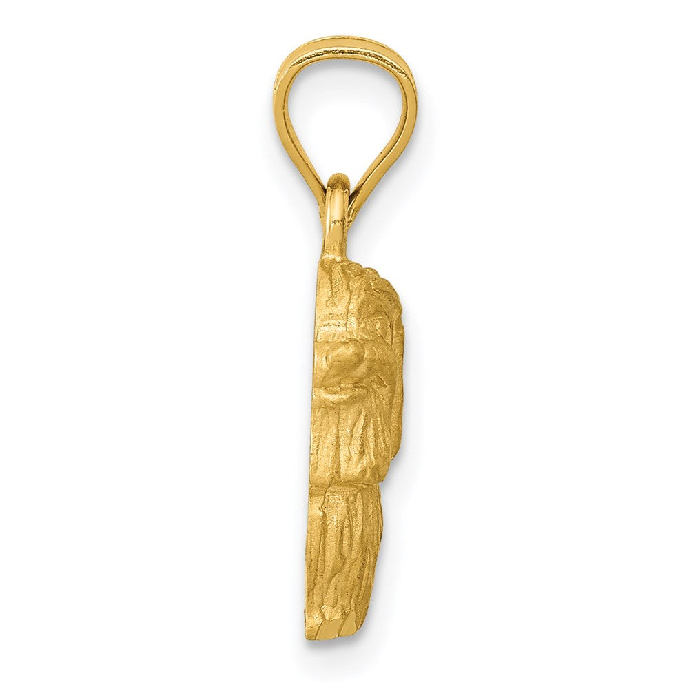 Gold Polished Dog Pendants