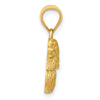 Gold Polished Dog Pendants