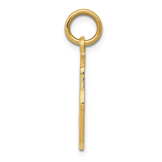 14k Comedy Mask Charm
