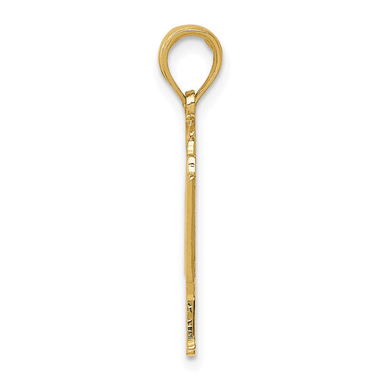 14k Baby Grand Piano Pendant