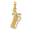 Gold Polished Golf Pendants