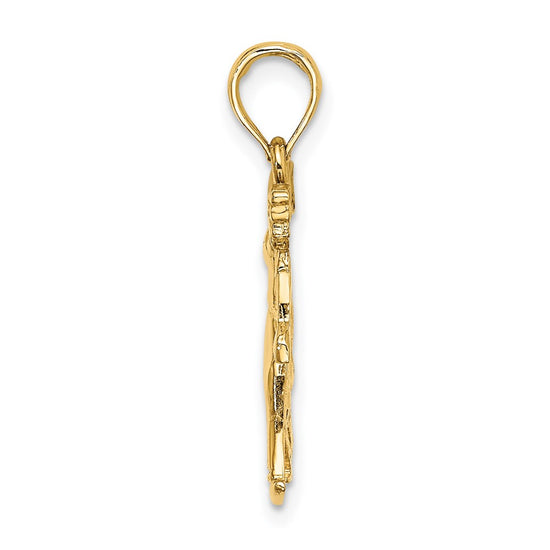Gold Polished Bowling Pendants