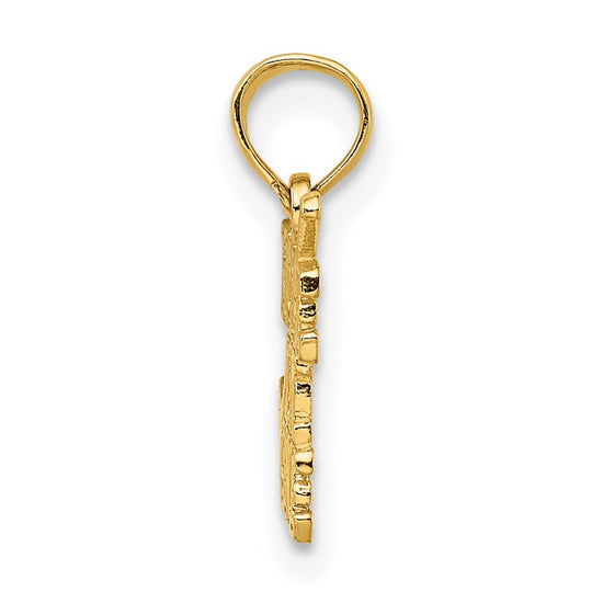 14K HOLE IN ONE with Golf Club Charm