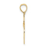 14K I HEART BASKETBALL Charm