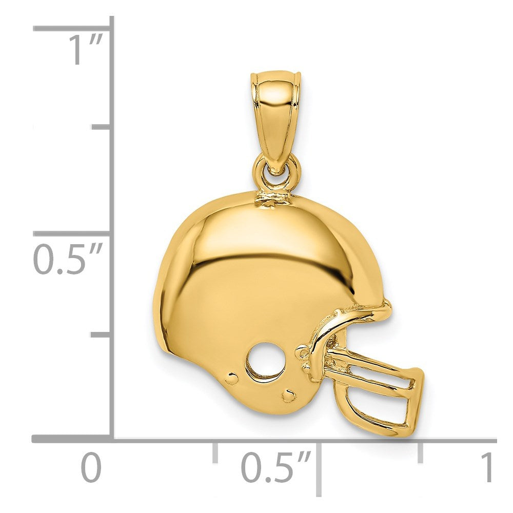 Gold Polished Sports Pendants