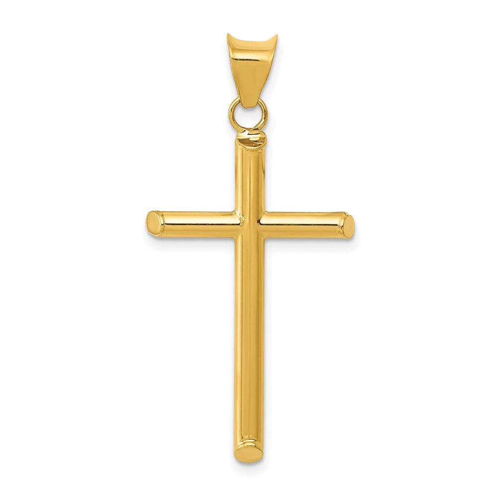 Gold Hollow Latin Cross Pendant