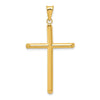Gold Hollow Latin Cross Pendant