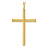 Gold Hollow Latin Cross Pendant