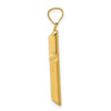 Gold Hollow Latin Cross Pendant