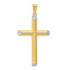 Gold Hollow Latin Cross Pendant