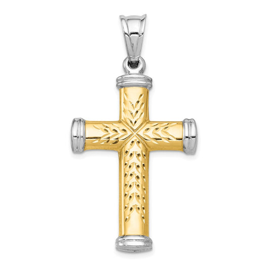 Gold Latin Cross Pendant