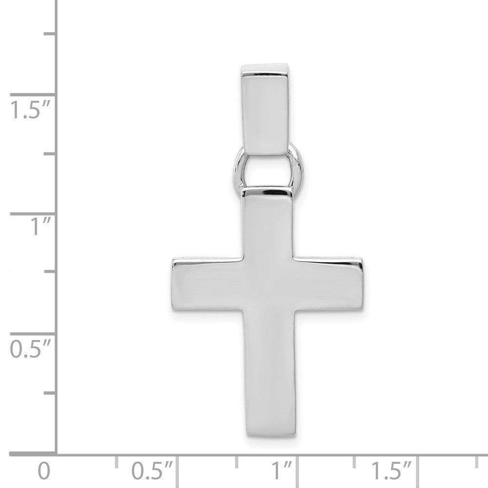 Gold Polished Latin Cross Pendant