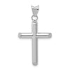 Gold Hollow Latin Cross Pendant
