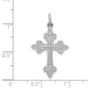 Gold Polished Fleur de lis Cross Pendants