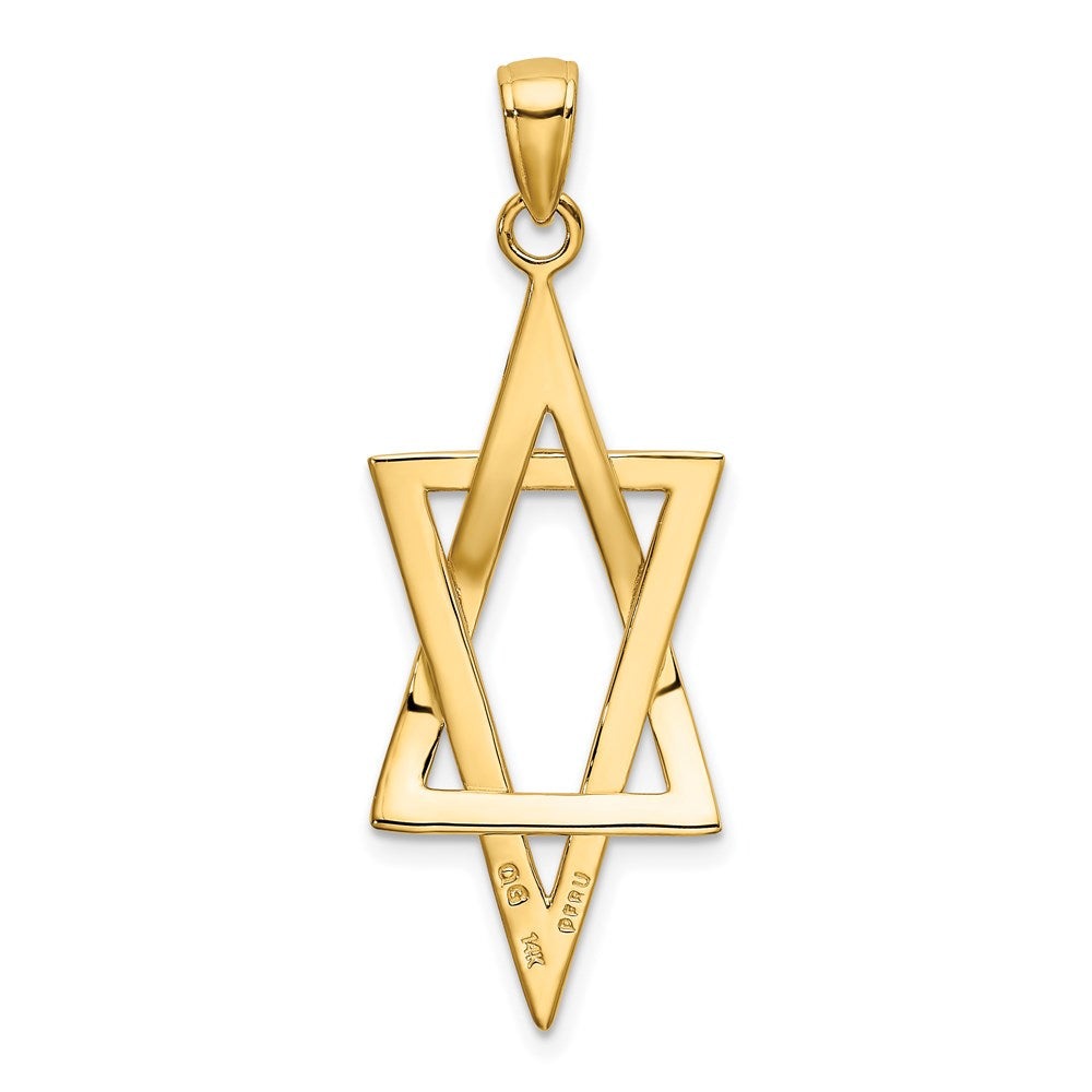 Gold Star of David Pendants