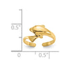 14k Dolphin Toe Ring