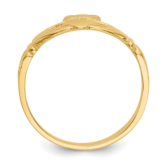 14k Claddagh Size 3 Baby / Childs Ring