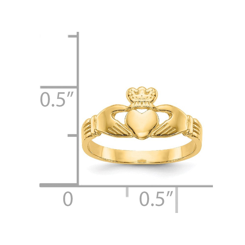 14k Claddagh Size 3 Baby / Childs Ring
