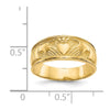 Gold Polished Claddagh Rings