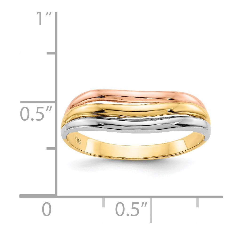 Gold Polished Classic Rings