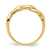 14k Freeform Twist Ring