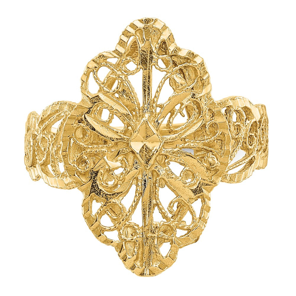 Gold Polished Fashion Rings