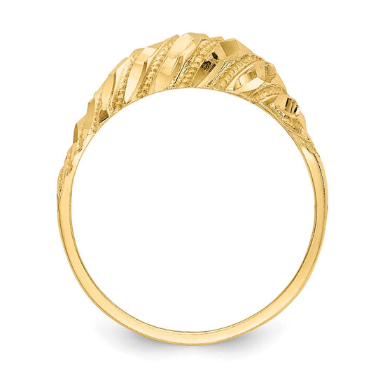 Gold Polished Classic Rings
