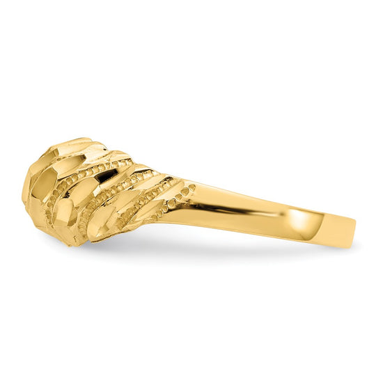 Gold Polished Classic Rings