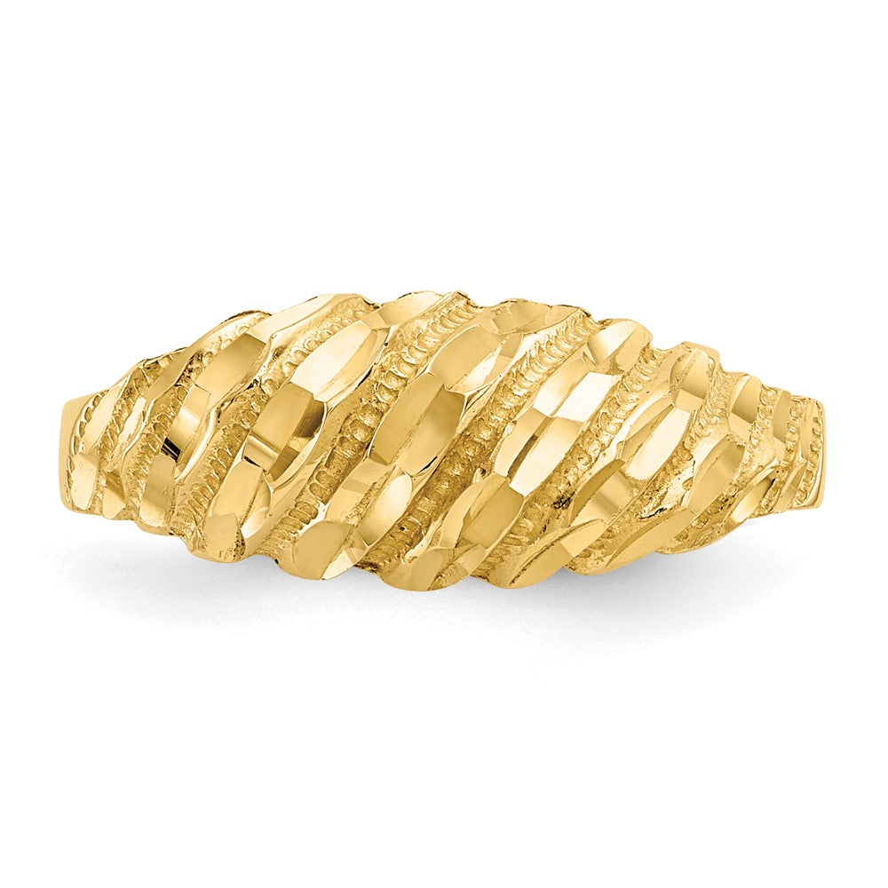 Gold Polished Classic Rings