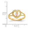 Gold Polished Sweet 15 Rings