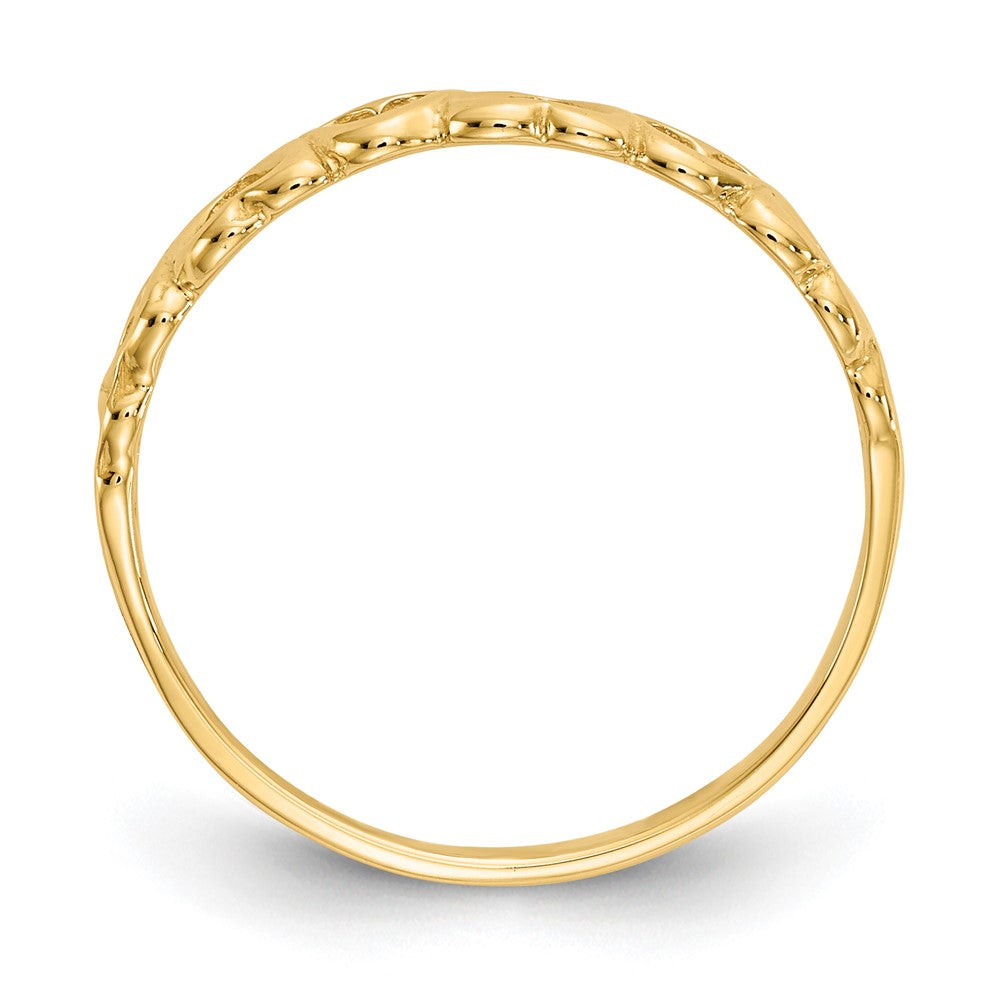 Gold Hearts Rings