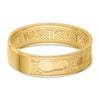 14K Footprints In The Sand Ring