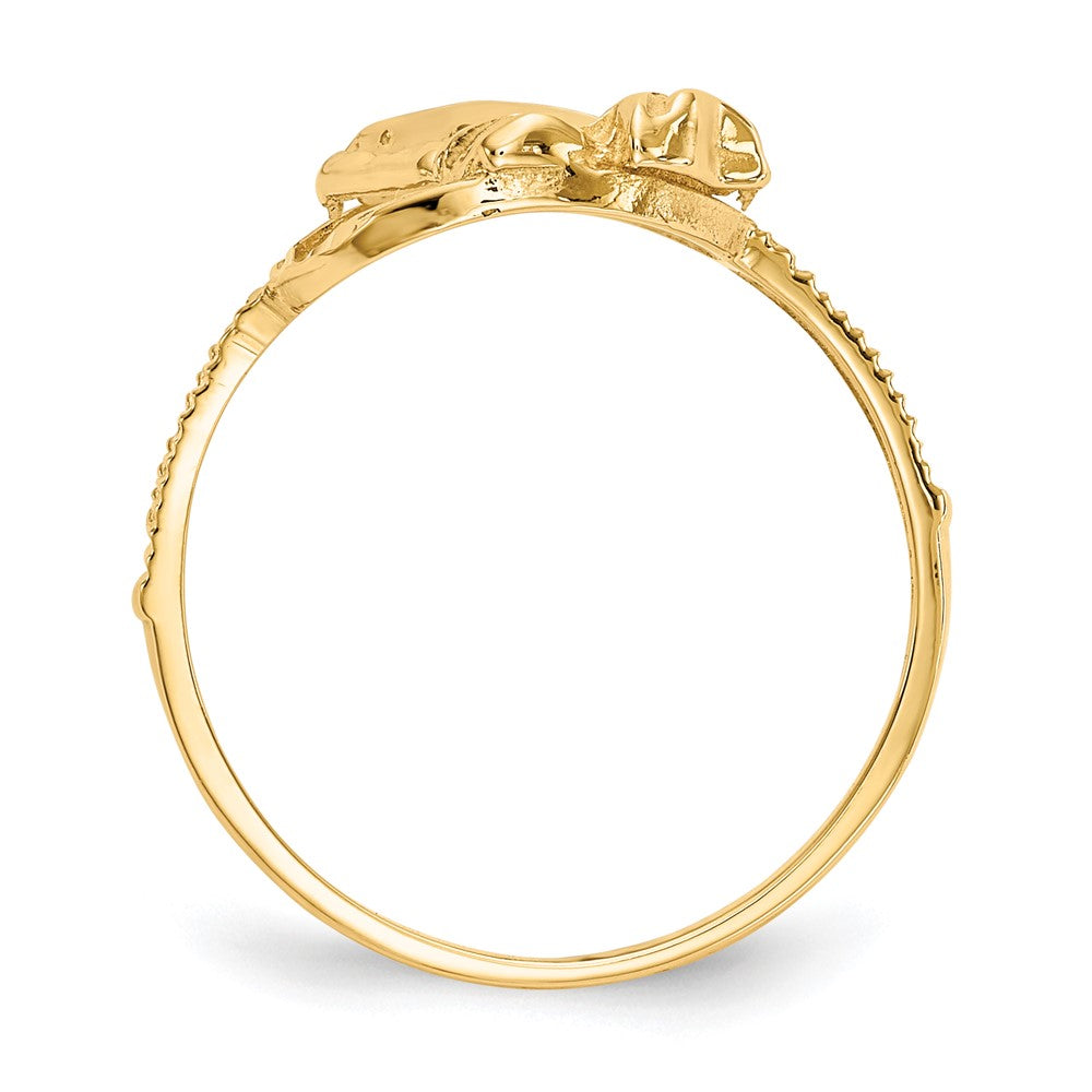 Gold Polished Religious Rings