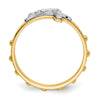 Gold Polished Religious Rings