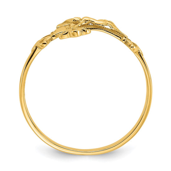 Gold Polished Religious Rings