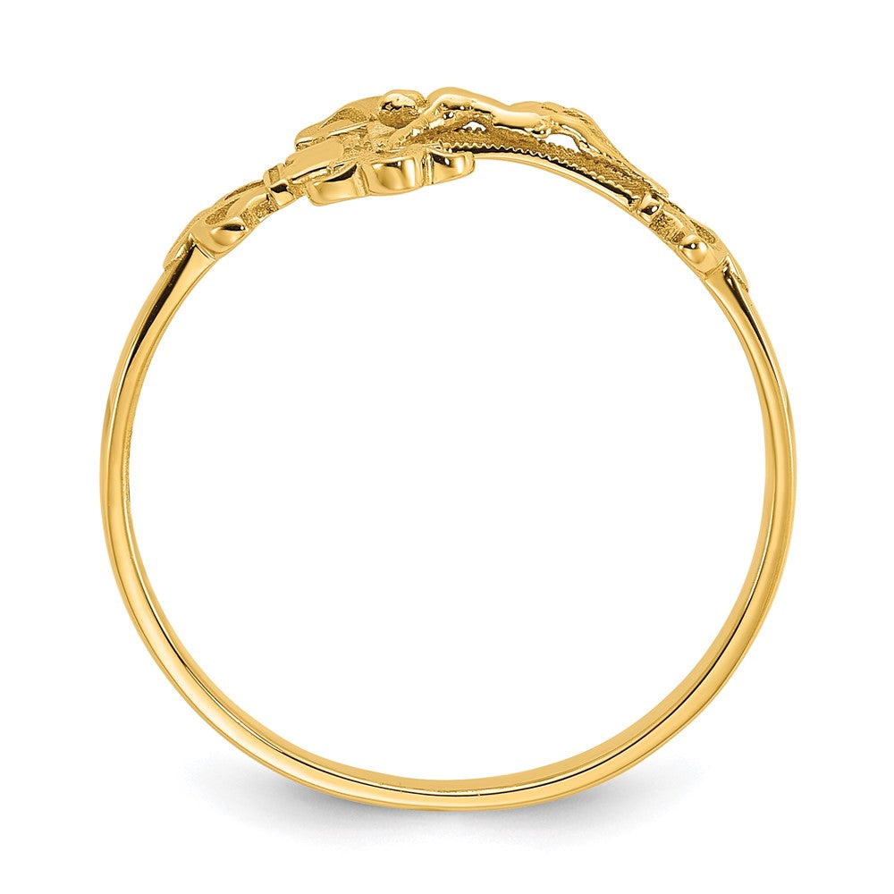 Gold Polished Religious Rings
