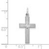 Gold Diamond-Cut Center Latin Cross Pendant