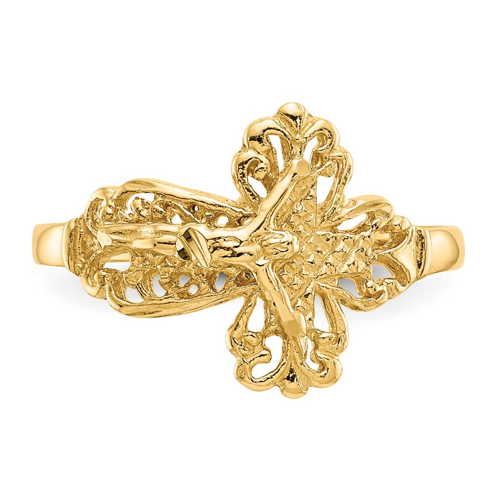 Gold Polished Religious Rings