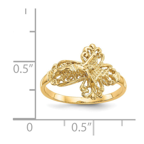 Gold Polished Religious Rings